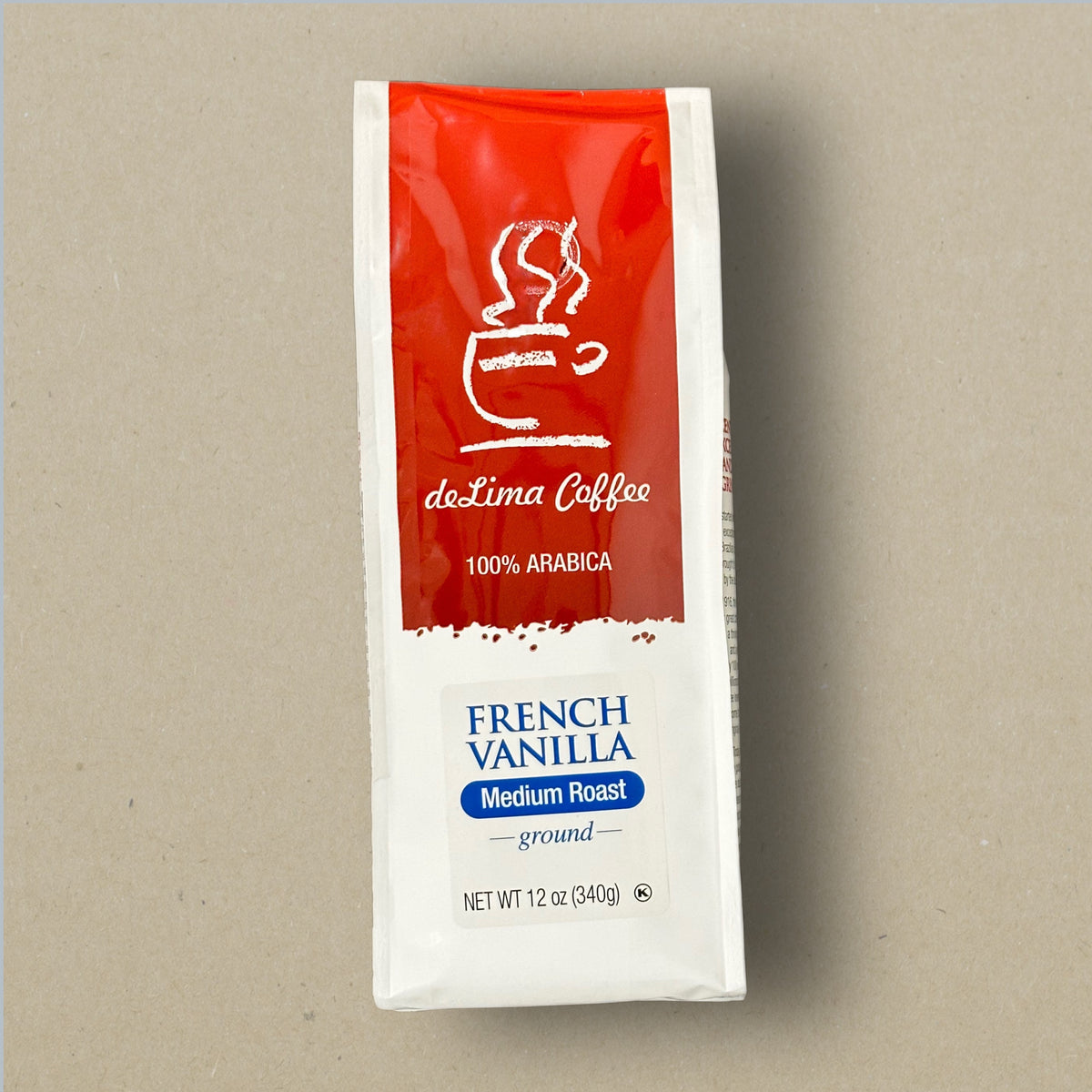 Paul deLima French Vanilla Coffee 12 oz. – deLima Coffee Factory Store