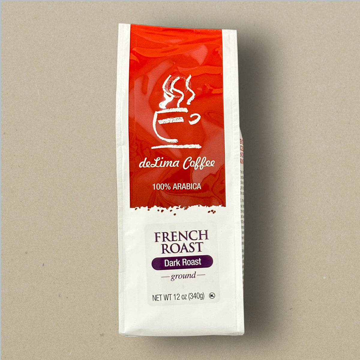 Paul deLima Coffee French Roast 12 oz. Ground – deLima Coffee Factory Store